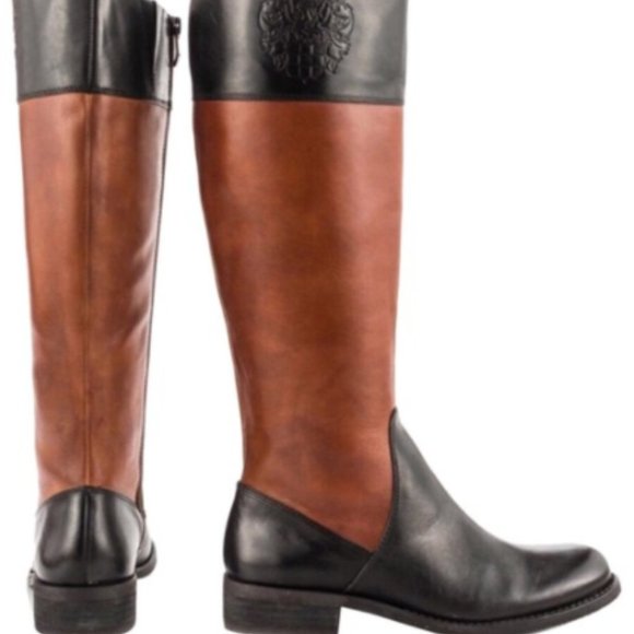 VINCE CAMUTO 2 Tone Riding Boots Size 6.5 - Picture 6 of 6